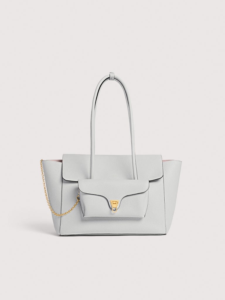 Coccinelle Double Beat Large - Snow Coccinelle Double Beat Large - Snow